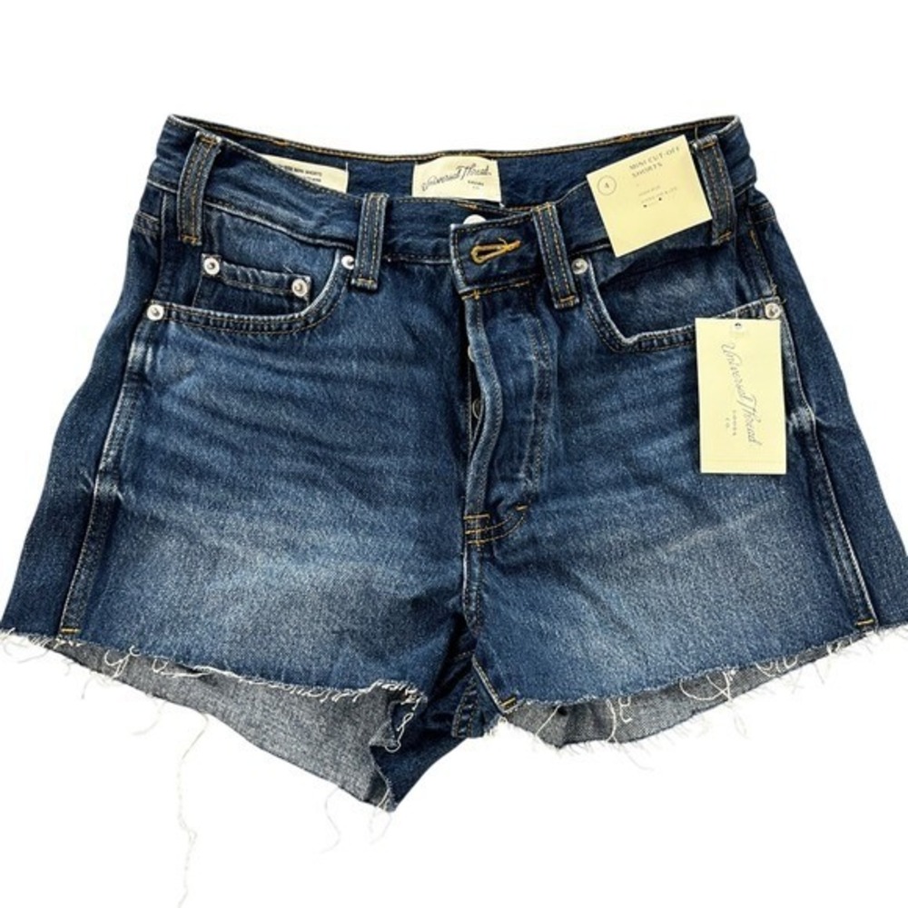Universal Thread‎ High Rise Denim Mini Cut-Off Shorts - Picture 3 of 9